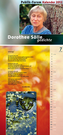 Dorothee Sölle - Gedichte, Kalender 2012